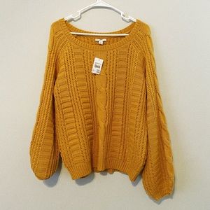 Gold Yellow Sweater